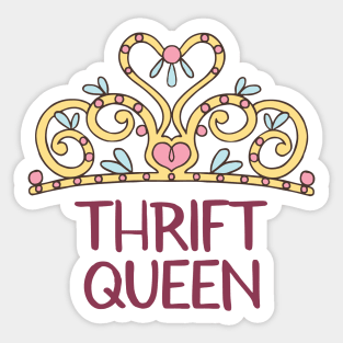 Thrift Queen Sticker